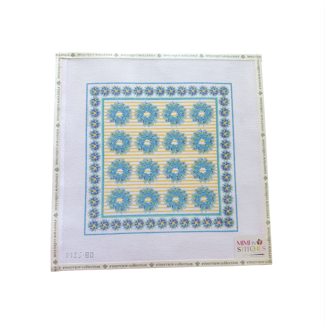 Blue Flowers Tray