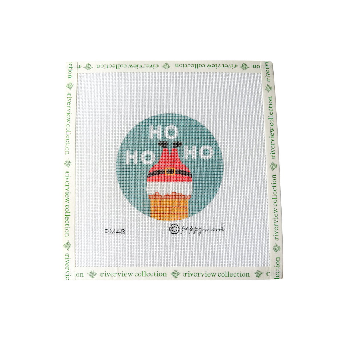 Ho Ho Ho Ornament Needlepoint Canvas