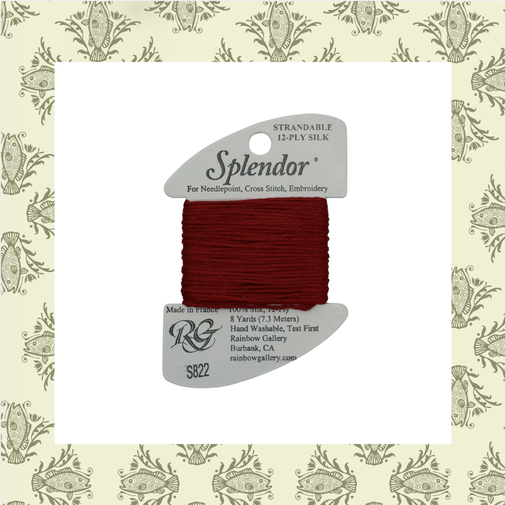 Splendor S822 Dark Red