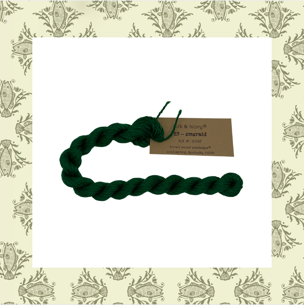Silk & Ivory 25 Emerald