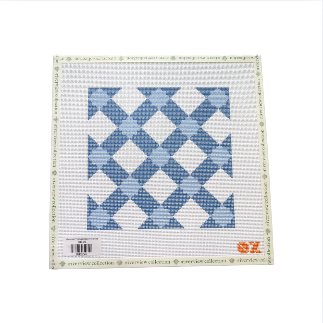 Moroccan Tile Needlepoint Canvas