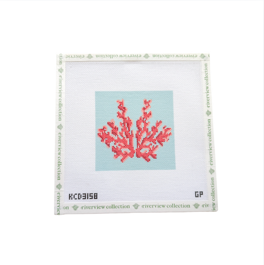 Coral Coaster Printed Canvas