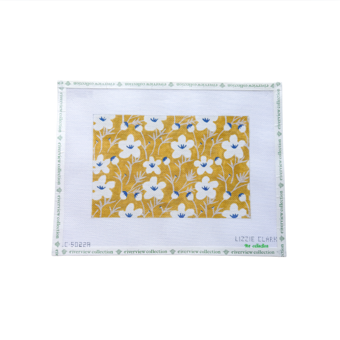 Floral Clutch - Yellow/White/Blue