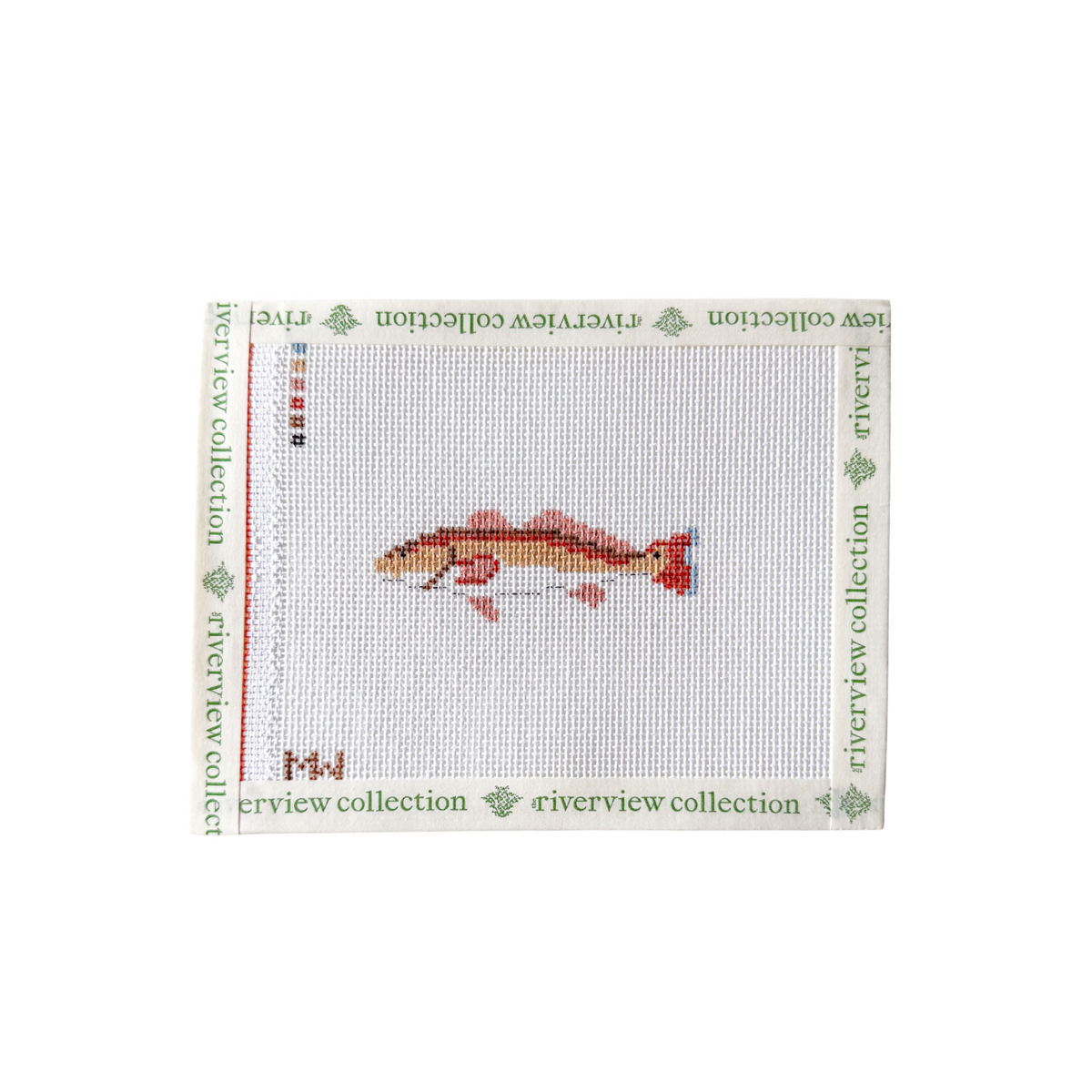 Red Drum Mini Needlepoint Canvas