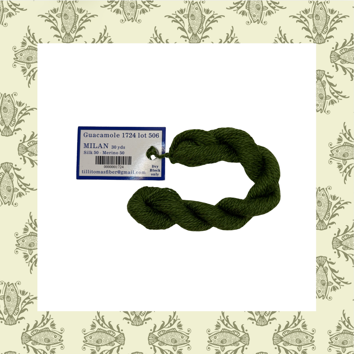 Milan Skein 1724 Guacamole
