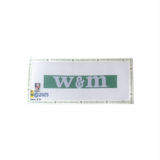 Collegiate Series Key Fob Needlepoint Canvas - William & Mary
