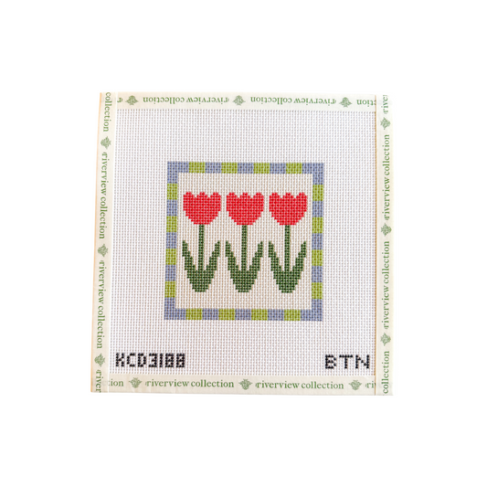 Folk Art Floral Square Five