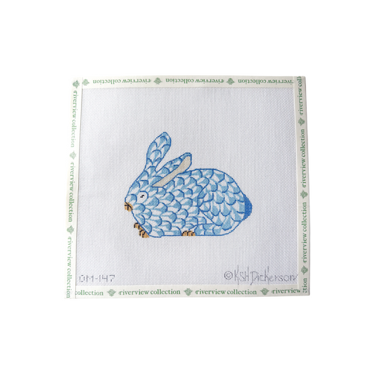 Kate Dickerson Herend Blue Bunny